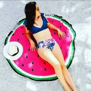 Floral tropical leaf bikini swimsuit tie up cutout